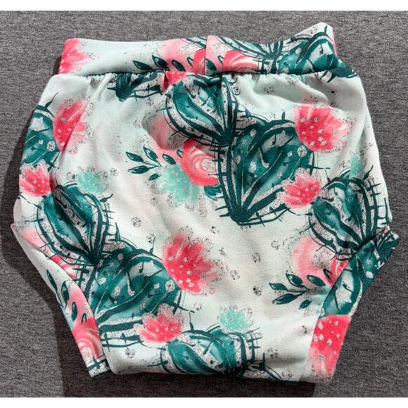 Jumping Julian | Baby Toddler Girls Blue Floral Shorts Bummies | 18 Month - Picture 1 of 4